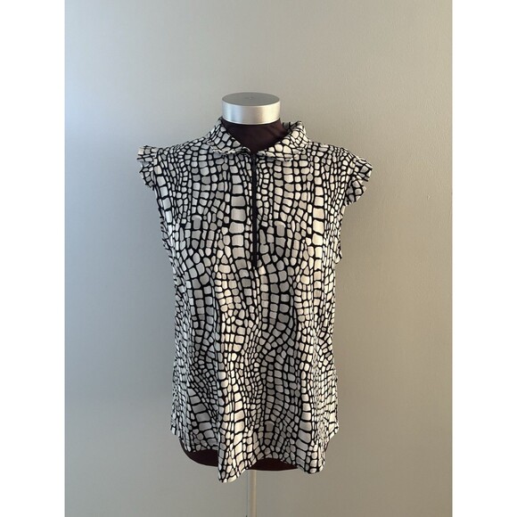 IBKUL 1/4 Zip Shirt Size Large Black Gray UPF 50 Golf Performance Pickleball - Picture 2 of 15